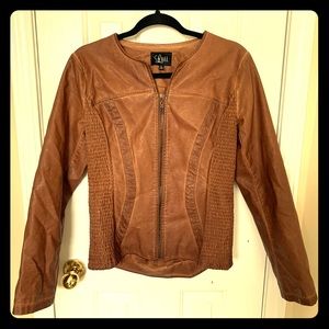 Faux leather jacket